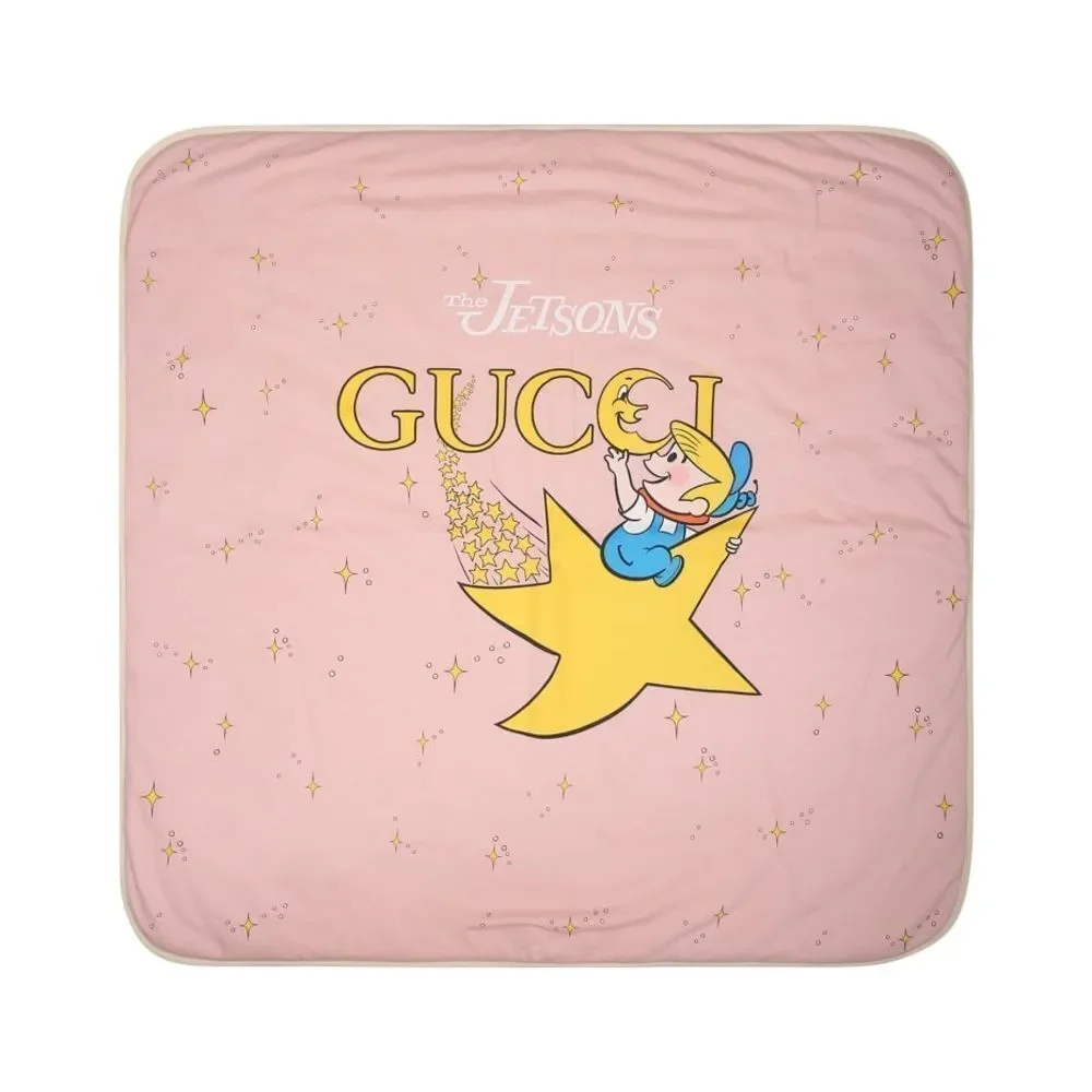 Brand new baby blanket Jetsons collection Gucci Pink 80cm x 80cm